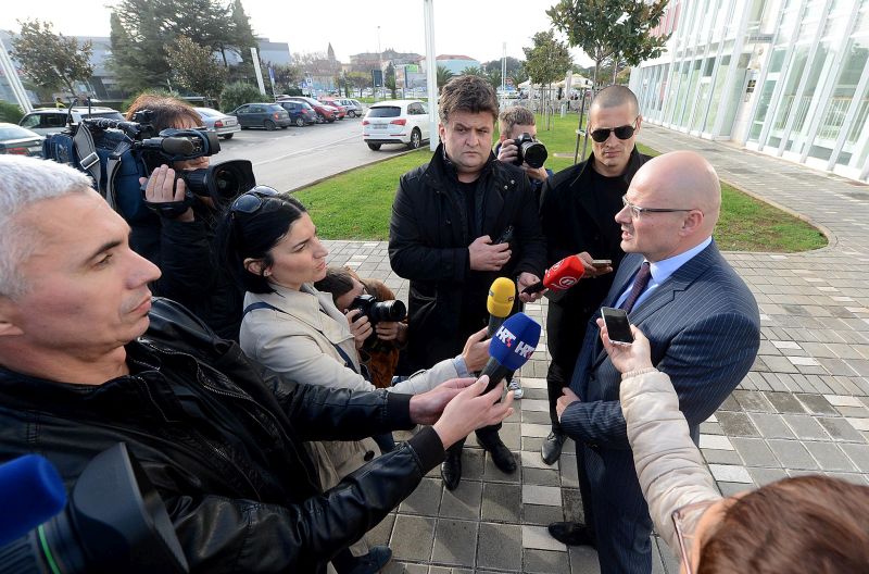 zadar, 02.12.2014. - uhicen reno sinovcic - andrej korljan