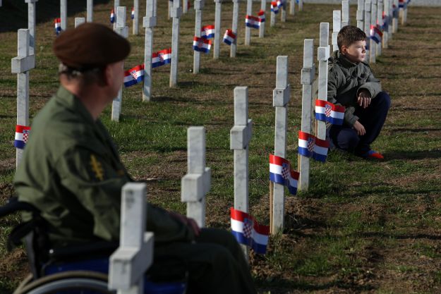 Vukovar, 18.11.2012 - Obiljezavanje Dana sjecanja na zrtvu Vukovara 1991