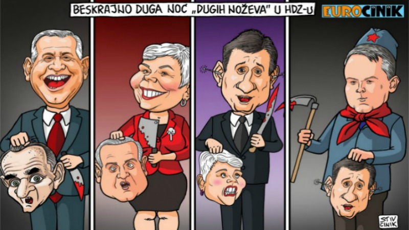 noć dugih noževa, hdz