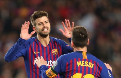 Gerard Pique i Lionel Messi Barcelona / Getty Images