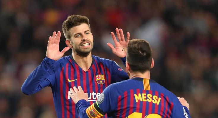 Gerard Pique i Lionel Messi Barcelona / Getty Images