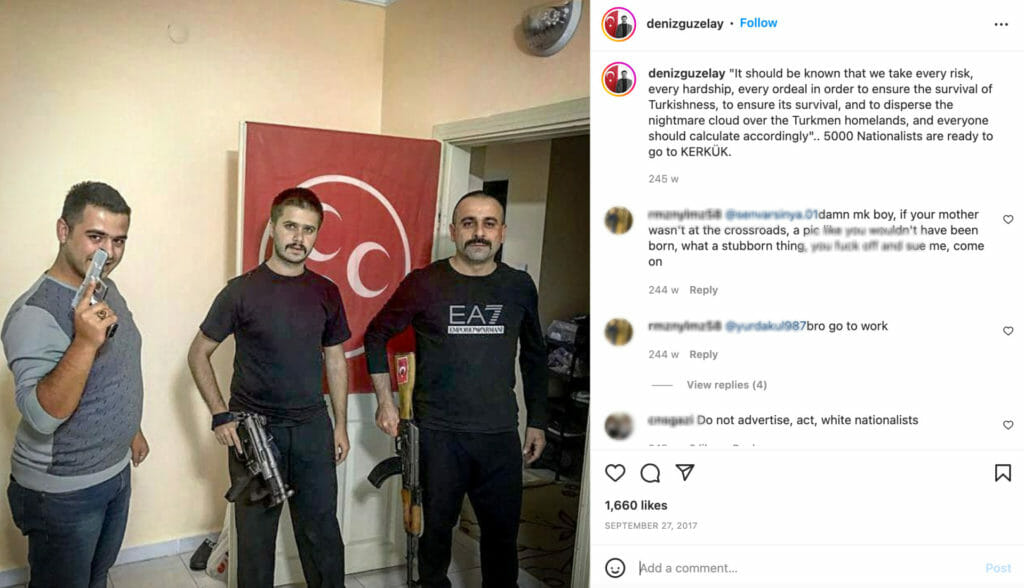 Objava Deniza Güzelaya iz 2017. godine. Foto: Instagram, screenshot