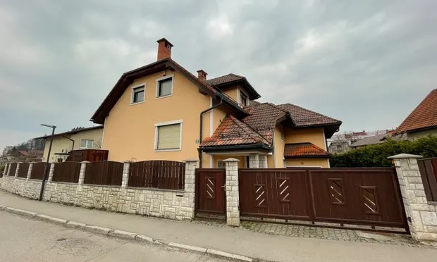 Kuća u Ljubljani u kojoj su živjeli Ludwig Gisch, Maria Mayer i njihovo dvoje djece. Fotografija: Shaun Walker/The Guardian