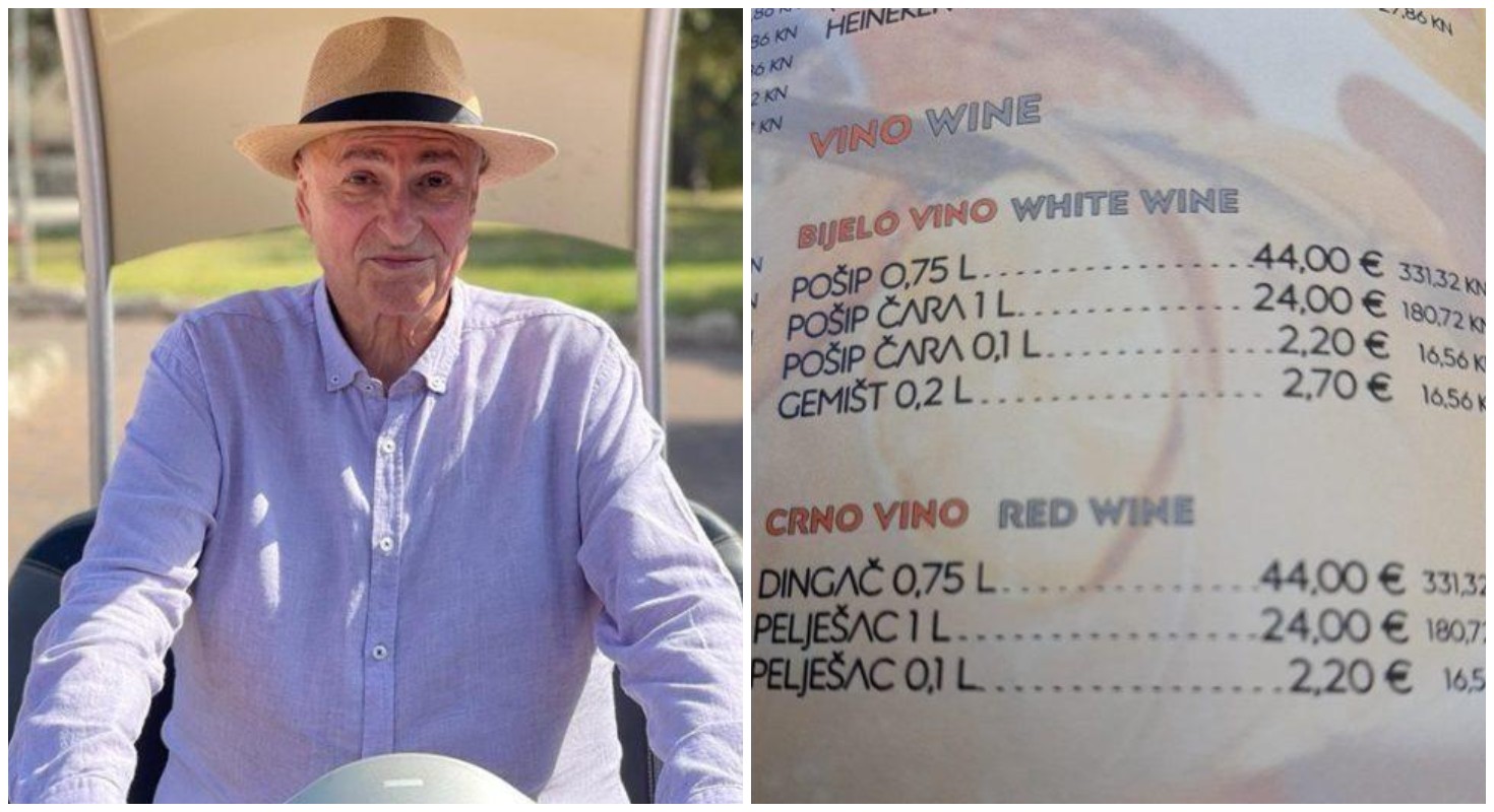 Goran Milić začuđen cijenama u bistrou u Slanom. Postavio je i neobičnu ...