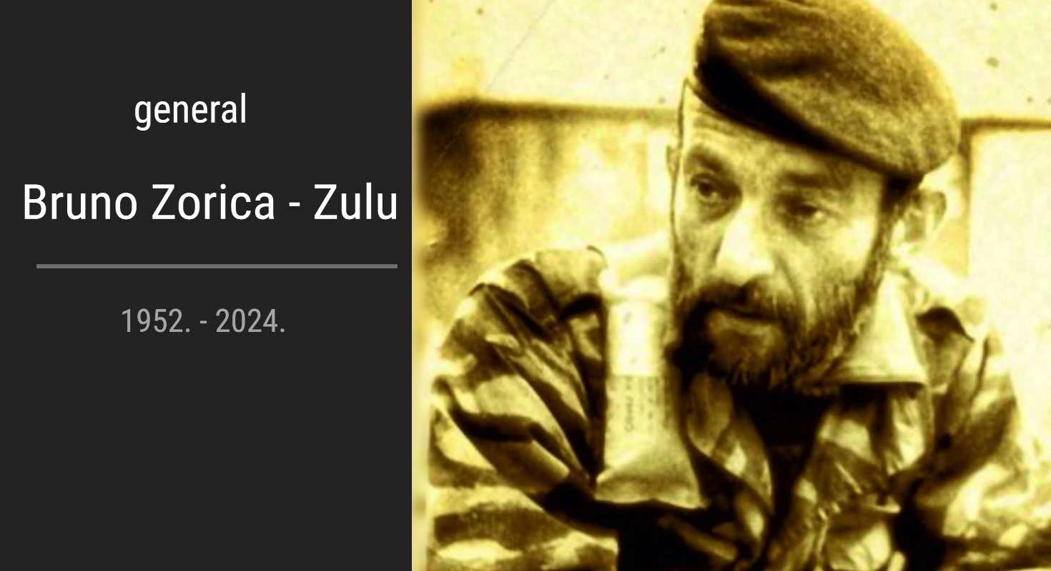 Preminuo general Bruno Zorica - Zulu