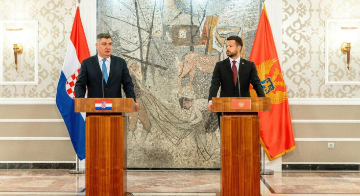 Milanović u Crnoj Gori: Rusija ne predstavlja toliku opasnost za Europu
